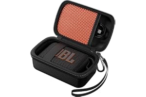 ProCase Bärbar resväska för JBL Go 4 2025/Go 3/Eco Ultra, vattentätt hårt skal, bärväska för JBL minihögtalare, förvaringsväs