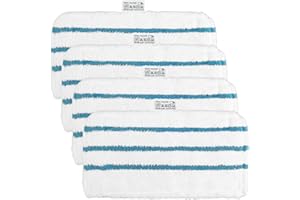 AWINKER 4 Lingettes pour Black et Decker Balais Vapeur FSMP20 Steam Mop pour Black Decker FSM1630, FSM1616, FSMH13E5, FSM1321, FSM1605