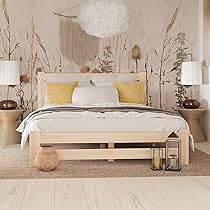 Letto Singolo In Pino Massiccio 100x200 Cm - Stile Scandinavo Con Rete A Doghe - Foto 10