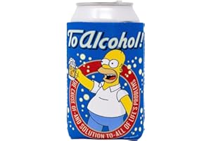 Silver Buffalo The Simpsons Homer to Alcohol Beer Can Hugger