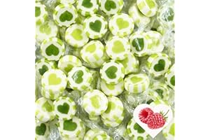 EinsSein Bonbons mariage cœur vert-blanc 1kg (260 pièces) | Dragées jungle décoratives | Bonbons fête baptême communion anniversaire Pâques | Cadeaux invités