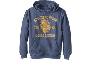 FIFTH SUN Kids' Disney Lion King Pride Lands Simba Youth sweter z kapturem, Navy Blue Heather, XL, granatowy., XL