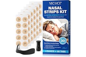 XINYANGGYX Nose Strips for Breathing, Magnetic Nasal Strips, Nose Strips Anti Snoring Devices, Nose Breathing Strips Magnet, Reduce Snoring, Improve Sleep Quality, Skin Friendly 60 Pcs