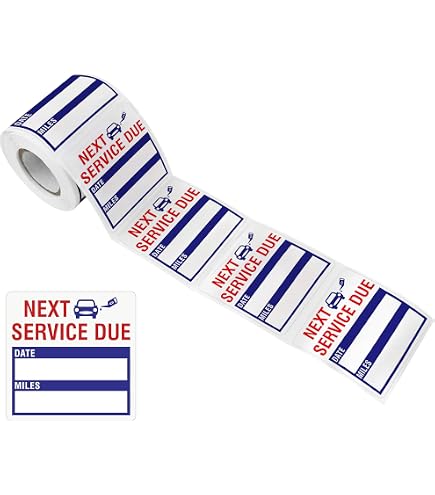 GamesMonkey - Étiquettes Autocollantes Imperméables Pour Entretien Voiture - 15 Pièces Bleu - 9x5cm