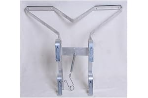 Feidak Universal Ladder Stand Off/Ladder Stay V-Shaped Down Pipe; Ladder Accessory Helps Stop Your Ladder Slipping from Side to Side