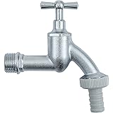 Cornat T300401 Auslaufventil, 1/2 Zoll mit Knebelgriff, chrom