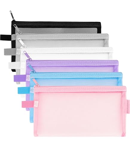 Grafoplás Borsa Con Cerniera In EVA Trasparente 23x13 Cm - Morbida, Impermeabile E Versatile Per Documenti, Cosmetici, Viaggi - 3