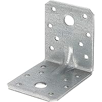 GAH-Alberts 334574 Schwerlast-Winkelverbinder mit Sicke | Handwerkerpack | sendzimirverzinkt | 70 x 70 x 55 mm | 50er…