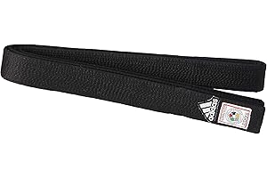 adidas Ceinture de Judo Noire IJF