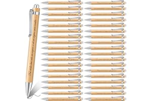 Sinmoe 36 Penne con Frasi Motivazionali in Italiano Ispiratrici Penne a Sfera Retrattili in Legno Portafortuna per Alunni Regali per Inizia la scuola Maturità Studenti Insegnanti Dipendenti