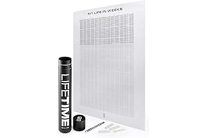 LifeTime™ My Life in Weeks - Poster 4000 Settimane - calendario da parete - Edizione classica, Misura Classica