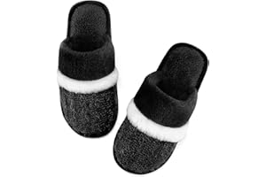 MAXTOP Chaussons Femme Peluche douce Chaussons avec mousse à mémoire de forme confortable Slip-on Indoor Outdoor Chaussons Cadeaux créatifs pour Femme Homme