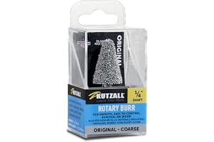 Kutzall Original avsmalnande roterande borr, axel på 1,4 tum (0,635 mm), träbearbetningsborr för Bosch, DeWalt, Milwaukee och