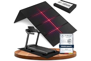 bemaxx Golvskyddsmatta Fitness PVC - Underläggsmatta för Fitnessutrustning Sportutrustning Löpband Indoor Cykel Halkfri, Golv