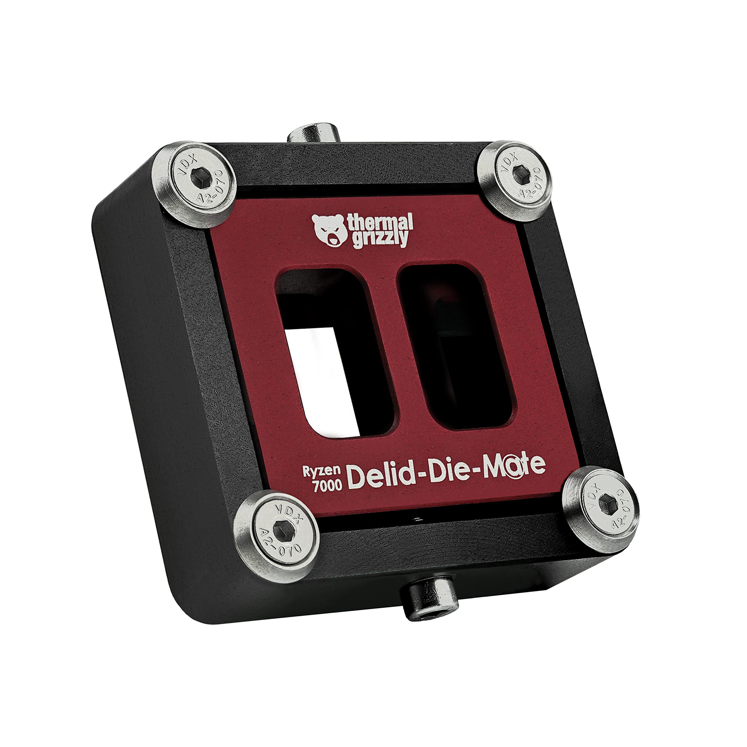 Thermal Grizzly - Delid-Die-Mate - AMD Ryzen 7000 CPU Delid Tool - Processor Heatspreader Removing Tool - Delidding Tool Developed by der8auer - Enhances Cooling