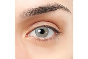 LENTES DE CONTACTO VIP Cádiz VIP Lentillas de Color celeste claro diseño super natural con aro de definición 2 Lentes de contacto anuales + portalentes + pinza + aplicador