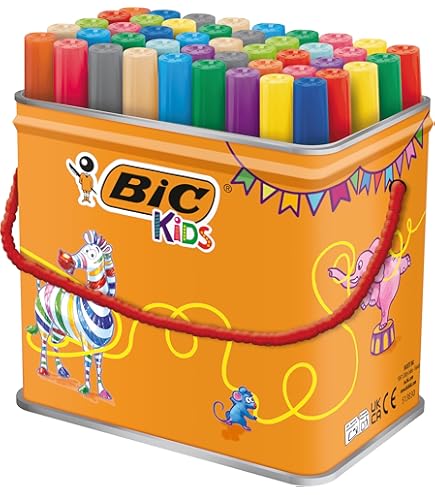 Set De 24 Feutres Jumbo Faber-Castell - Encre Lavable, Pointe Résistante - Pour Enfants Dès 3 Ans