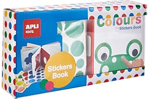 APLI Kids 14132 - Mi primer libro con gomets, Colores, Accesorios de manualidades
