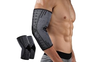 xolear 2 st armbågsskydd, armbågsbandage för män och kvinnor, ventilerande, halkfri tennisarmbåge, för tennisarmbåge, tendini