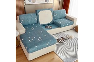 MTHGH Sofa Sitzkissenbezug,Stretch 4/3/2/1 Sitzer/L Form Samt Sofabezug Elastische Couch Kissenbezüge Husse Überzug Bezug Für Sofa Sitzkissen,AA-1-seater（50-65cm）