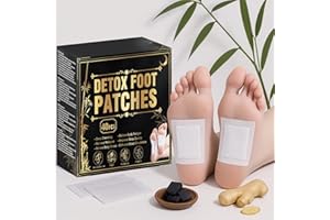 Bellifluous Cerotti Detox Piedi, Cerotti Detox, 40pcs Naturale Cerottis Piedi Detox, Delicato Cerottis Piede Disintossicanti per Pulizia Profonda, Migliorare Qualità Sonno, Alleviare Stress Corporeo