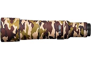 EASYCOVER™ easyCover - Lens Oak - Objektivschutz - Schutz für Ihr Kameraobjektiv - Geeignet für Canon RF 800mm F11 IS STM - Braune Camouflage