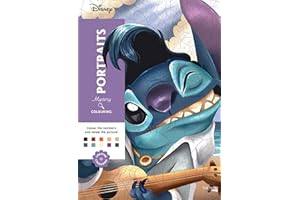 Mystery Colouring - Portraits: Reveal iconic Disney characters with colour by number