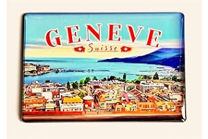 Genève kylskåpsmagnet – geneve souvenir – resesouvenirer, Schweiz present till resenärer, Genève Schweiz souvenir 230925