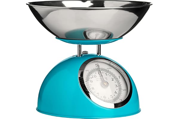 Premier Housewares 0807281 Balance de Cuisine Electronique avec Bol Acier Inoxydable Bleu