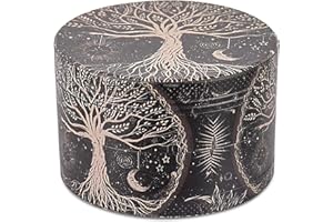 Hennaja Grinder,2.5 Inch Large Size Spice Grinder(1-Golden Life Tree)