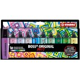STABILO BOSS ORIGINAL ARTY - Fosforlu Kalem - 10'lu Paket - 10 Farklı Soğuk Renkler