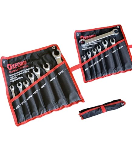 Set 7 Chiavi Esagonali Per Freni Auto E Moto - Astuccio Pratico Con Misure Complete 6x8 A 22x24mm - Foto 7