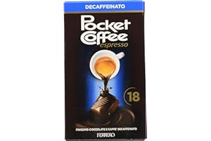 Ferrero Pocket Coffee Espresso Decaffeinato, 18 Praline, 225g