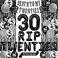 Sursurprise 30th Birthday Decoration Black, 30 Rip Twenties Balloon for Men Women, Death to My Twenties Banner, Rip to My 20s Sash Her or Him Funny Thirty Birthday Party Supplies