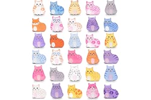 ‎MORCART MORCART Magnete für Magnettafel, Katze Kühlschrankmagnete, lustige Küche Schulschränke Klassenzimmer Whiteboard Büro Kabine Dekorative Magnete Geschenke für Erwachsene Kinder 30PCS