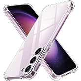 Ehr. Samsung Galaxy S25 Plus Compatible Anti-Shock Yellowing Resistant Airbag Protected Ultra Slim TPU Transparent Silicone Case (C