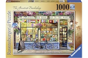 Ravensburger - The Greatest Bookshop 1000 Piece Jigsaw Puzzle for Adults and for Kids Age 12 and Up