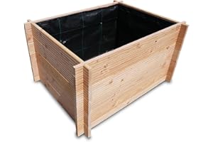 Nordje Hochbeet Bausatz Asta 110x85x58,5cm aus hochwertigem Holz Douglasie