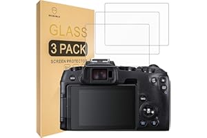 Mr.Shield Ochraniacz Ekranu do Canon EOS RP Mirrorless Digital Camera, [3 Sztuki] Film Szkło Hartowane 9H, Odporny na Zarysowania, HD Przejaśniać
