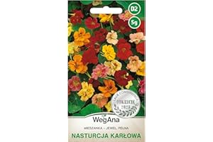 WegAna Capuchina Enana Joya Mezcla de Semillas 5g Plantas Poco Exigentes Plantas de Jardín Plantas de Balcón Pasto de Abejas Flores Semillas