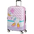 American Tourister Wavebreaker Disney - Spinner M, Bagaglio per bambini, 67 cm, 64 L, Multicolore (Daisy Pink Kiss)