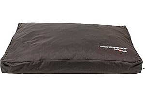 JACK AND VANILLA, Waterproof, Lit pour Chien, Imperméable, Brun, Taille L, 100 x 70 x 14 cm