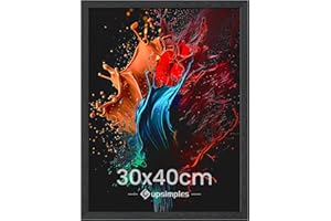 upsimples 30x40 Picture Frame, Wall Gallery Photo Frames with Engineered Wood, Black 1 Pack