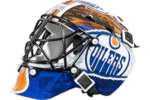 Franklin Sports NHL Team Logo Mini Hockey Goalie Mask with Case - Collectible Goalie Mask with Official NHL Logos and Colors