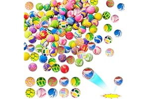 Yeefunjoy Pack 20 Pelotas Saltarinas de Goma Pequeñas para Niños de 20mm | Bouncing Balls Juego para Niños, para Fiesta Infantil y Cumpleaños, Bolsas Regalos, Relleno Piñata, Patrón Colores Aleatorio