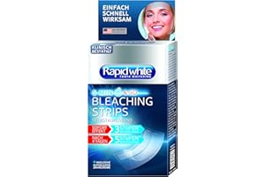 ‎RAPID WHITE Rapid White Express Bleaching Strips, 1er Pack (8 Sachets), für weißere Zähne in 4 Tagen, sichtbare Zahnaufhellung für Zuhause, Zahnbleaching ohne Wasserstoffperoxid