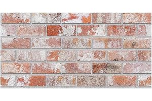 IZODEKOR Paneles imitacion ladrillo-Revestimiento de paredes, paneles de poliestireno para salón,cocina,baño,dormitorio y Teras, paneles decorativos 3d para uso interiores y exterior|Casa de Piedra