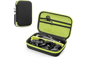 YINKE Torba etui do Braun HC5090 HC5050 BT7240 BT5242 BT322 MGK3221 MGK3021 Multi Grooming Kit maszynka do włosów i trymer do brody, (niebieski) (zielony)