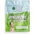 Bliss of Earth 0.33 OZ Hyaluronic Acid Powder Cosmetic Grade Best for Moisturizer, serum, Gel, Face Wash & DIY Product 9.53gm