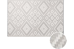 ‎BUTLERS BUTLERS In- & Outdoor-Teppich Ethno L 150 x B 90cm -Colour Clash- Balkonteppich wetterfest und waschbar | auch für Küche, Bad oder Flur